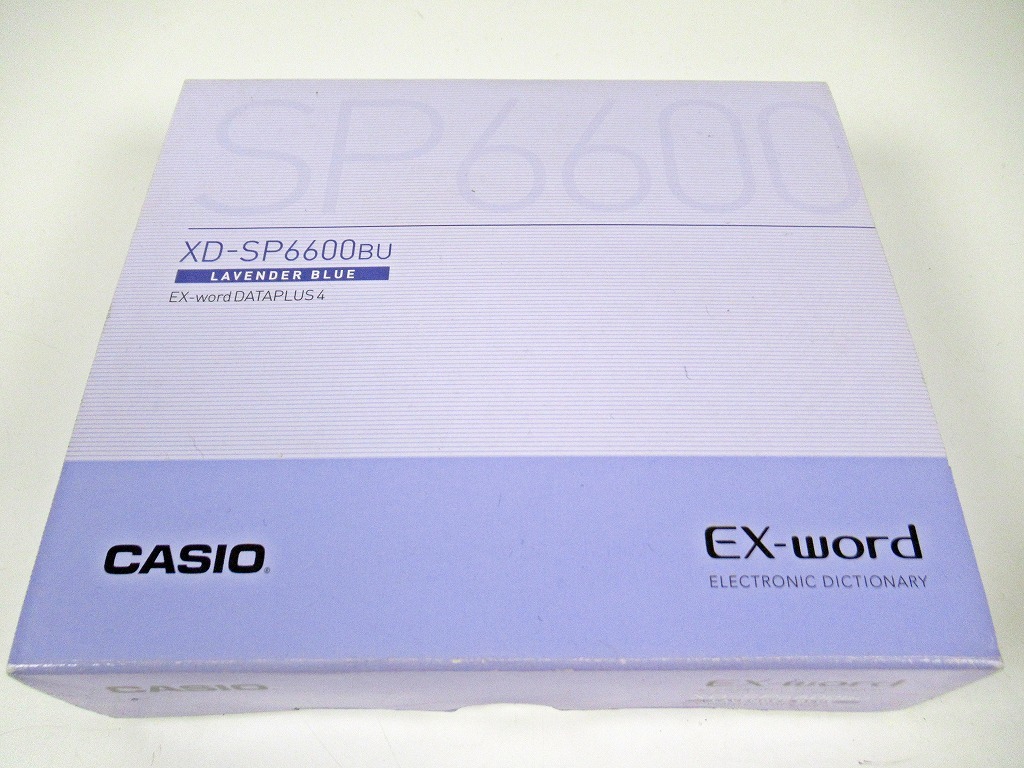 ◆[C43]未使用品　CASIO カシオ　電子辞書　EX-word DATAPLUS4 エクスワード データプラス4　XD-SP6600 ビジネス・海外旅行に役立つ!_画像2