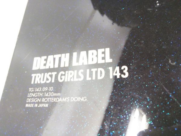 初心者オススメ DEATH LABEL 143cm/ダイヤル式ブーツ 24.5cm レディース スノーボード ケース付き4点セット 1205US14 @140　@140_画像6