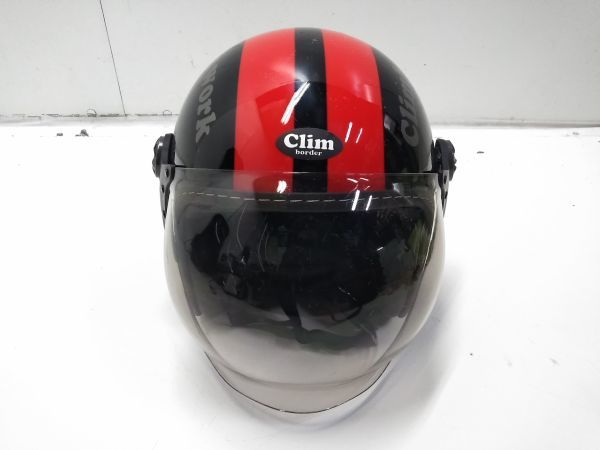 ◇2018年製 CLIMBORDER クリムボーダー ジェットヘルメット FREE サイズ バイク用 1215B18A @100 ◇_画像2