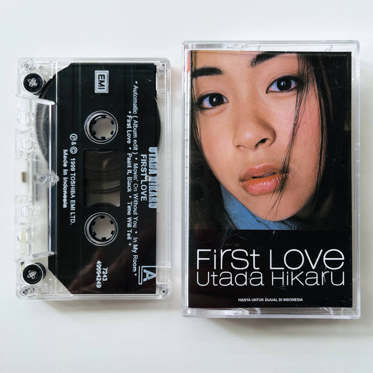 貴重 EMI正規版 カセットテープ〔 宇多田ヒカル First Love 〕ファースト・ラブ Utada Hikaru Bonus Track Automatic Johnny Vicious Remix_画像1