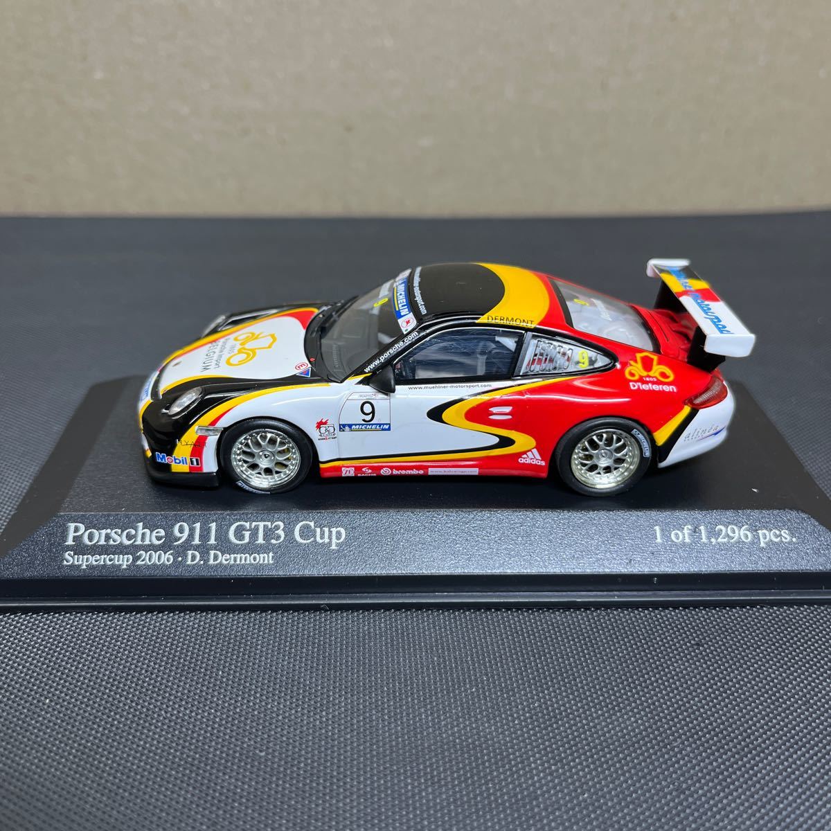 1/43 MINICHAMPS PORSCHE 911 GT3 Cup Supercup 2006 D.Dermont_画像2