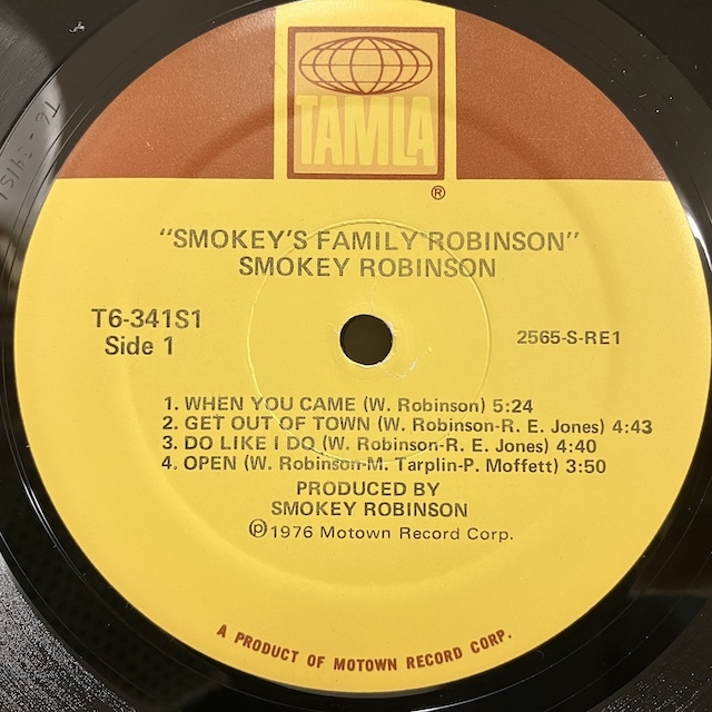 ★即決 SOUL Smokey Robinson / Smokey's Family Robinson T6-341s1 d2308 米オリジナル スモーキー・ロビンソン_画像3