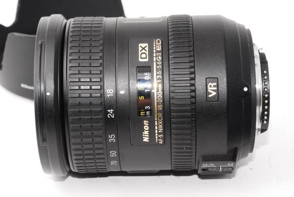 ★極上美品★ ニコン NIKON AF-S DX NIKKOR 18-200mm F3.5-5.6 G ED VR II ★HB-35フード付き★ #D15200-230_画像2