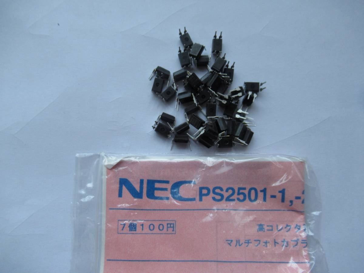 フォトカプラ NEC PS2501-1（ スルーホール実装、トランジスタ出力）／ まとめて35個_画像1