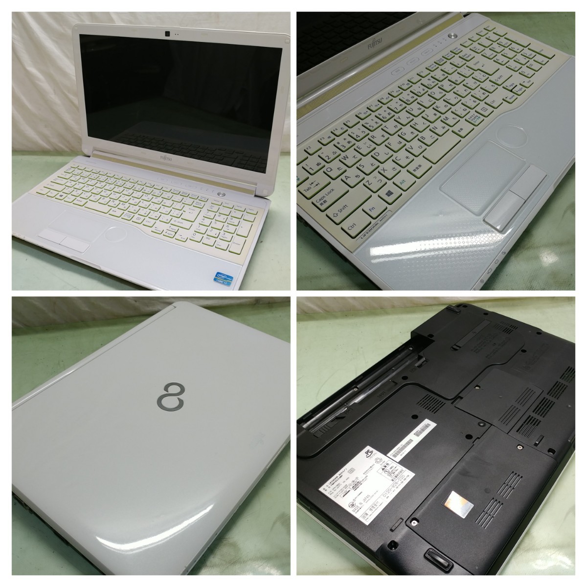 ノートパソコン まとめて セット LIFEBOOK AH531J lenovo G570 dynsbook AZ15/VW ノートPC 現状品_画像4