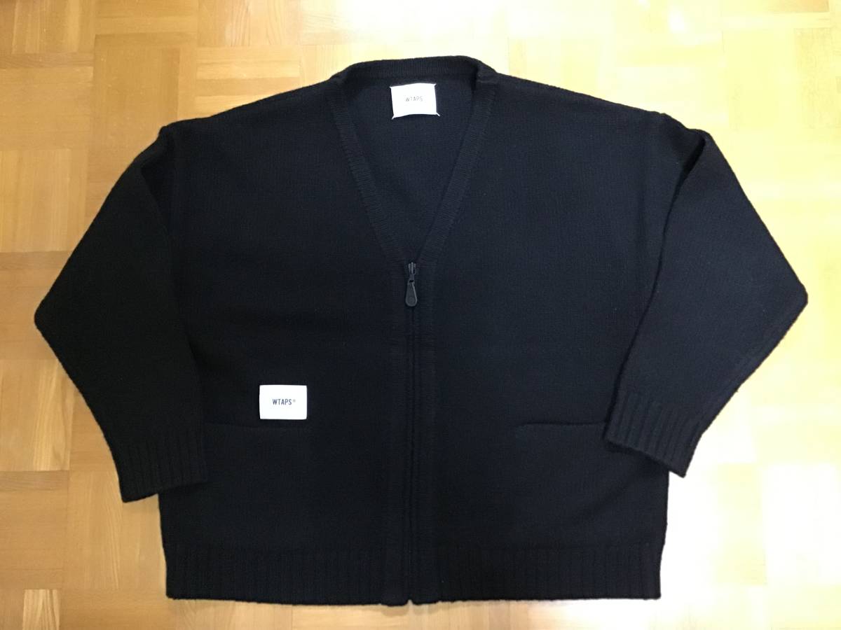 20AW WTAPS PALMER SWEATER WONY ダブルタップス パルマー ニット カーディガン ウール_画像1