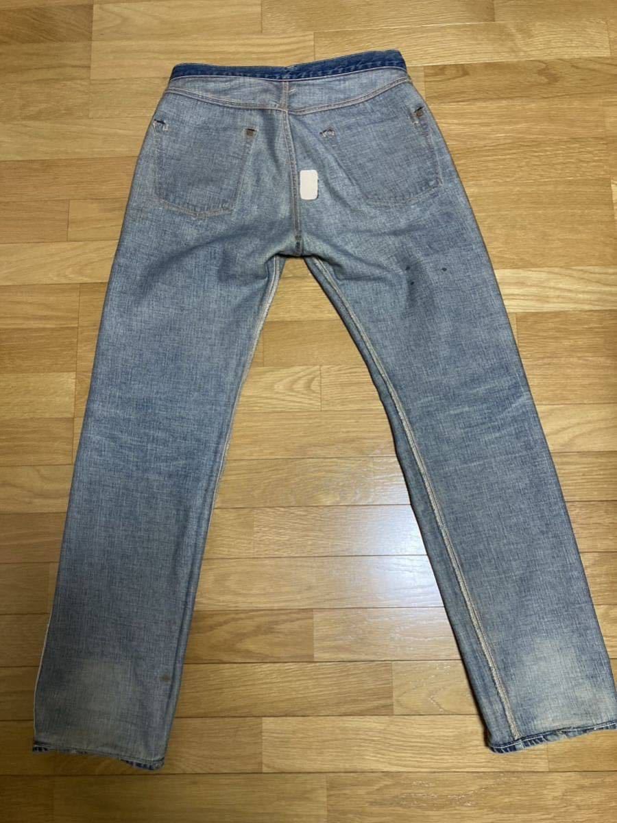 旧日本製 1955年モデル LEVI'S 501XX 55501 W34 ユーズド加工 LVC 501_画像7