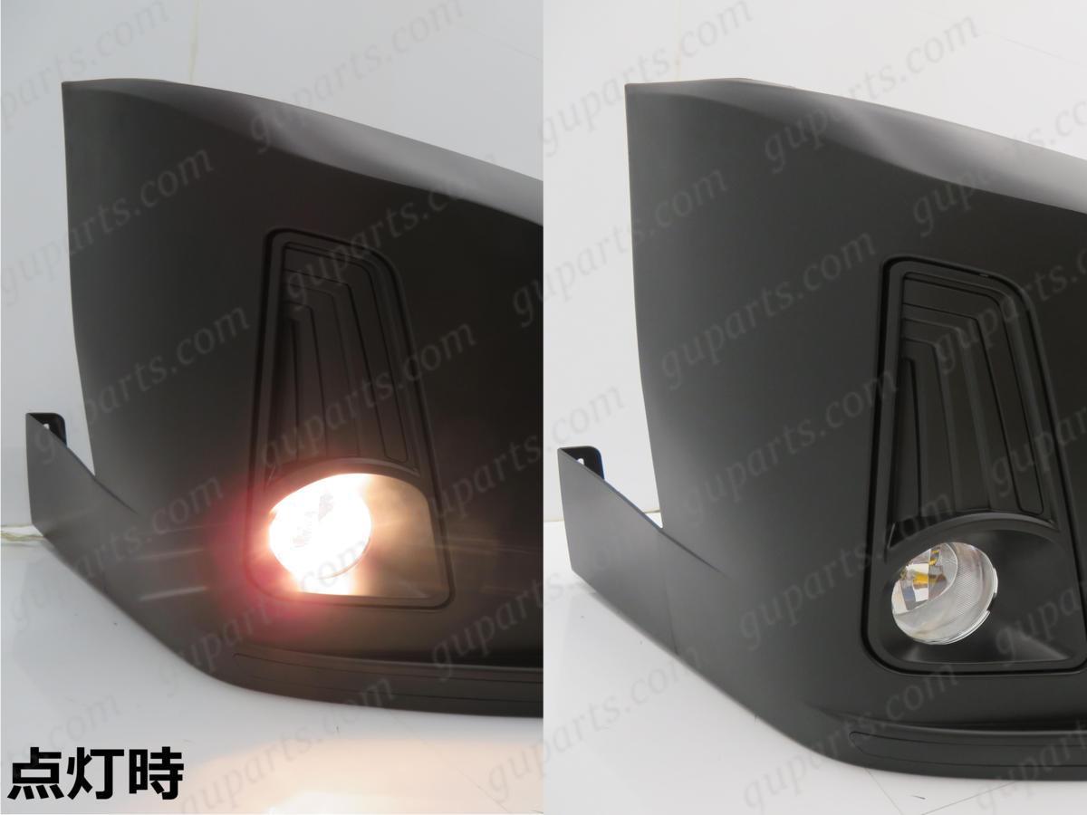 ハイエース 200系 4型 ワイド フェイスチェンジ LED ブラック ヘッド ライト フロント バンパー グリル メッキ フォグ セット 1型 2型 3型_画像5