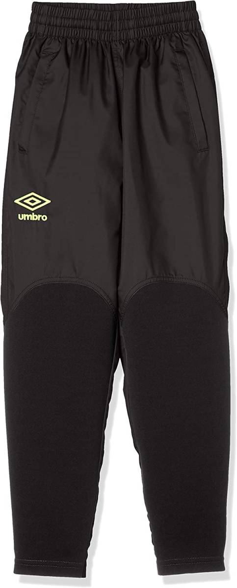 [KCM]Z-umbro-83-140* выставленный товар *[UMBRO/ Umbro ] Kids Junior strong pi стерео брюки высокая интенсивность UUJMJG34 черный размер 140