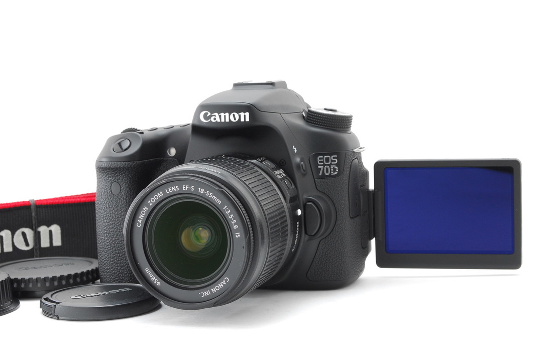 Canon キヤノン EOS 70D レンズキット 新品SD32GB付き ショット数6829回