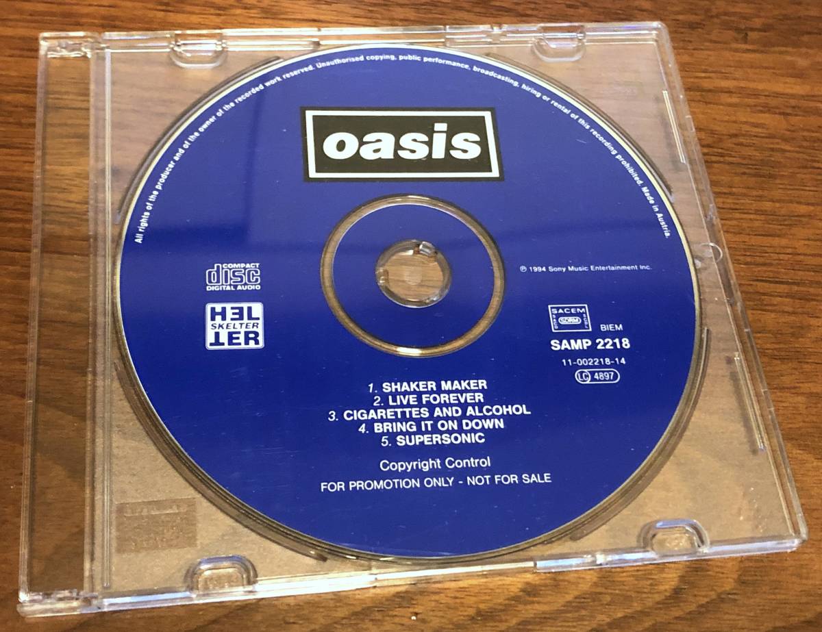CD*oasis( или sis) / 5 Tracks Taken From The Forthcoming Album \'Definitely Maybe\'* промо CD* не продается *Helter Skelter*SAMP2218*