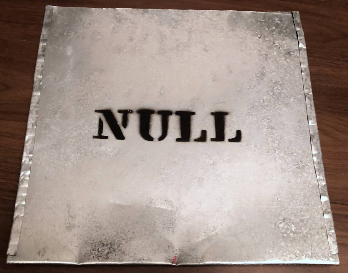 ★LP★NULL / 最終物質★鉄製ジャケット・オリジナル盤・Telegraph NUX-R1★_画像2