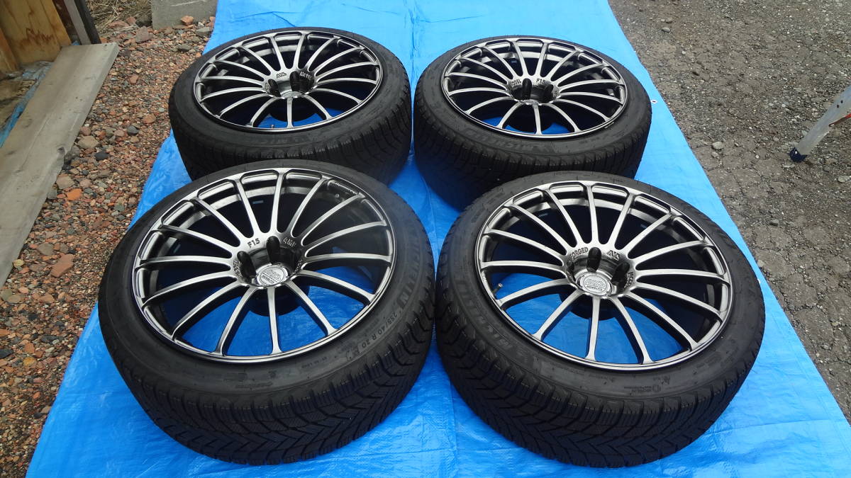 超希少！！YOKOHAMA ヨコハマ AVS MODEL F15 10J＋30 10.5J＋20 PCD114.3 ミシュラン X-ICE 255/40R20 新品_画像2