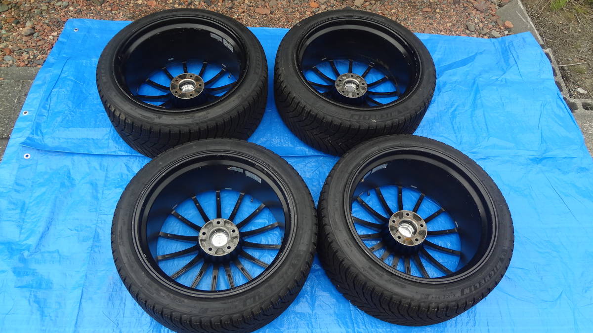 超希少！！YOKOHAMA ヨコハマ AVS MODEL F15 10J＋30 10.5J＋20 PCD114.3 ミシュラン X-ICE 255/40R20 新品_画像5