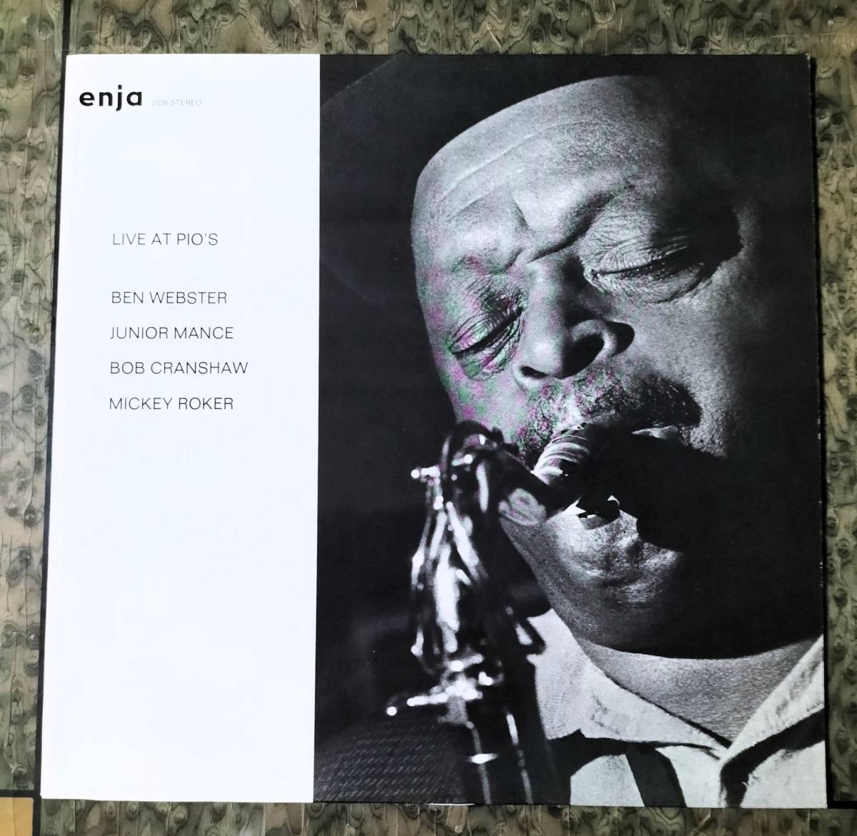 西ドイツ　盤　ENJA　ORIG　　BEN　WEBSTER　　ＬＩＶＥ　AT　PIO'S　　良盤　貴重_画像1