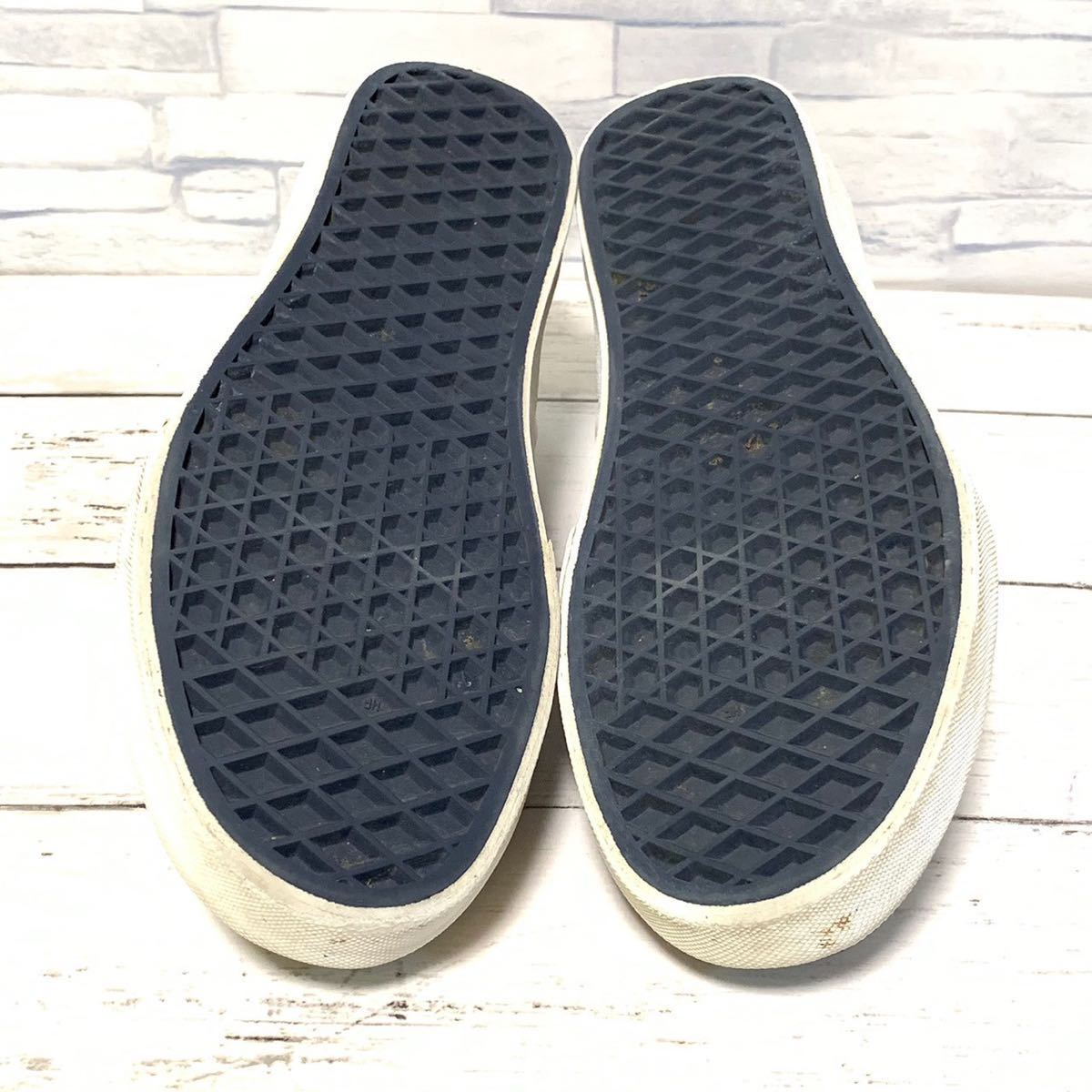 R5093bh【VANS バンズ】ヴァンズ サイズUS6 24㎝位 メンズ レディース ネイビー ローカット スニーカー TB4R オーセンティック スケーター_画像6