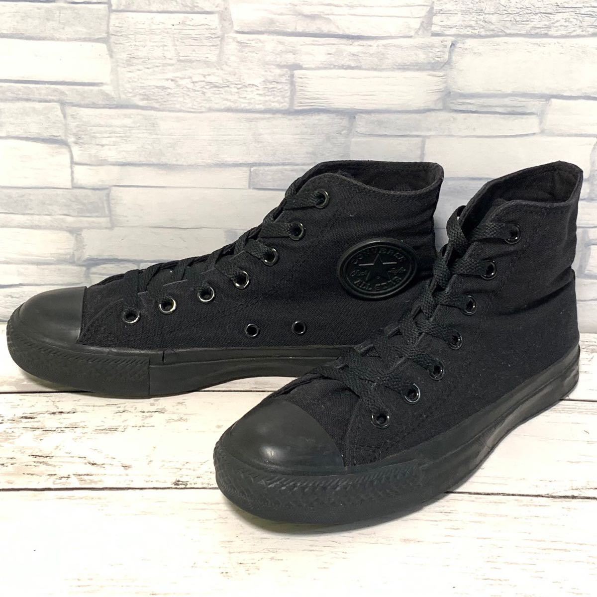 R5098bh【CONVERSE コンバース】サイズ 24㎝ スニーカー ブラック レディース ハイカット シューズ 靴 ALLSTAR HI オールスターHI M3310 黒_画像1