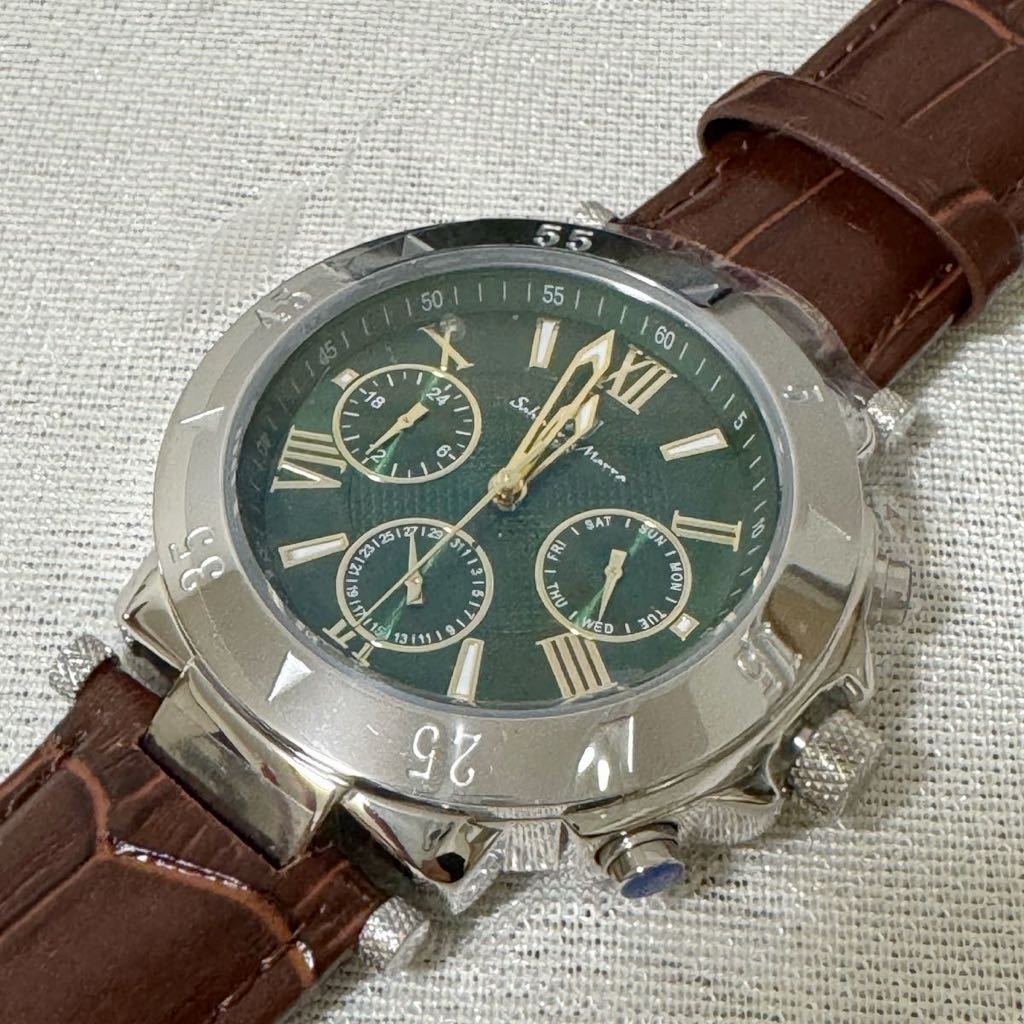 Salvatore Marra サルバトーレマーラ メンズ腕時計 クロノグラフ 42mm SM14188S-SSGR 新品未使用　_画像1