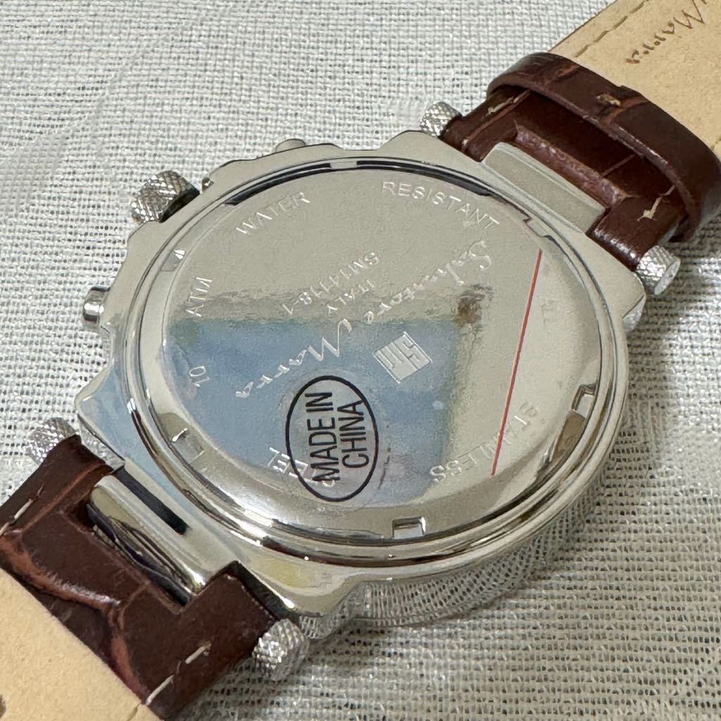 Salvatore Marra サルバトーレマーラ メンズ腕時計 クロノグラフ 42mm SM14188S-SSGR 新品未使用　_画像6