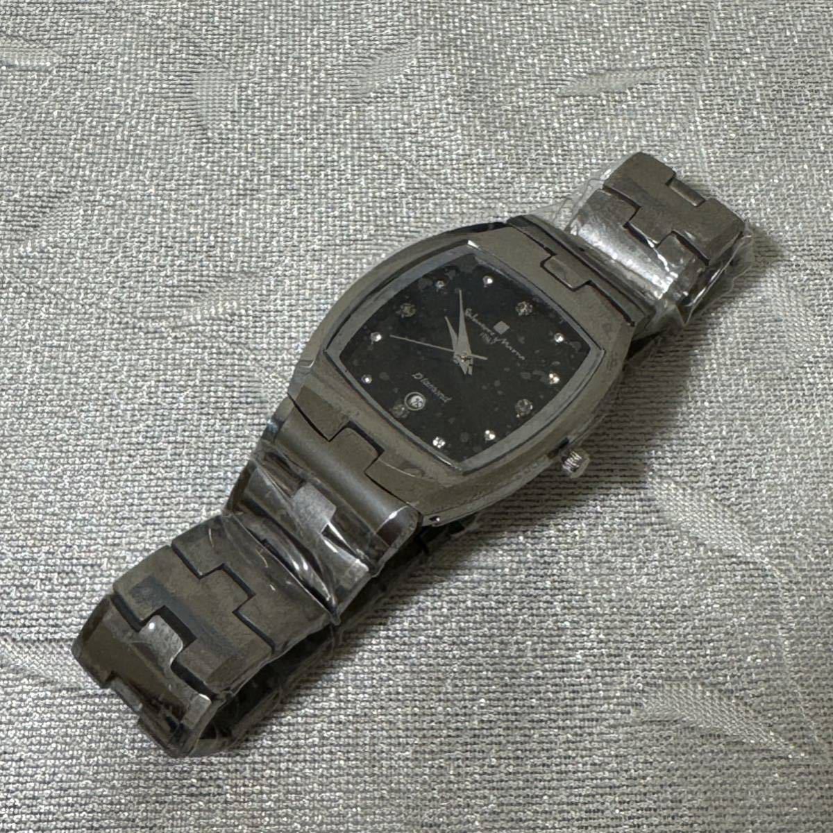 Salvatore Marra サルバトーレマーラ レディース腕時計 31mm SM8015 ブラック 未使用　長期保管品　 電池交換済み_画像2