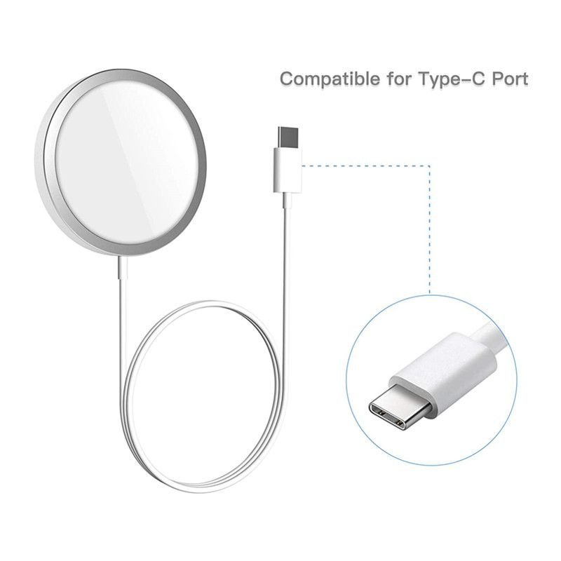 Magsafe 携帯 Qi 充電器 ワイヤレス 充電 Apple iPhone AirPods Qi対応 15W_画像2