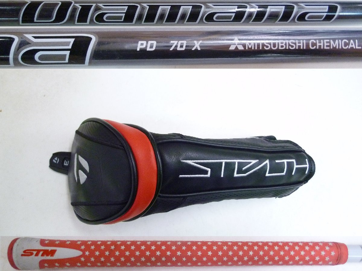 中古 リシャフト品TaylorMade テーラーメイドSTEALTH ステルス フェアウェイウッドDiamana ディアマナPD 70【X】3W*MP@1*N*223_画像8