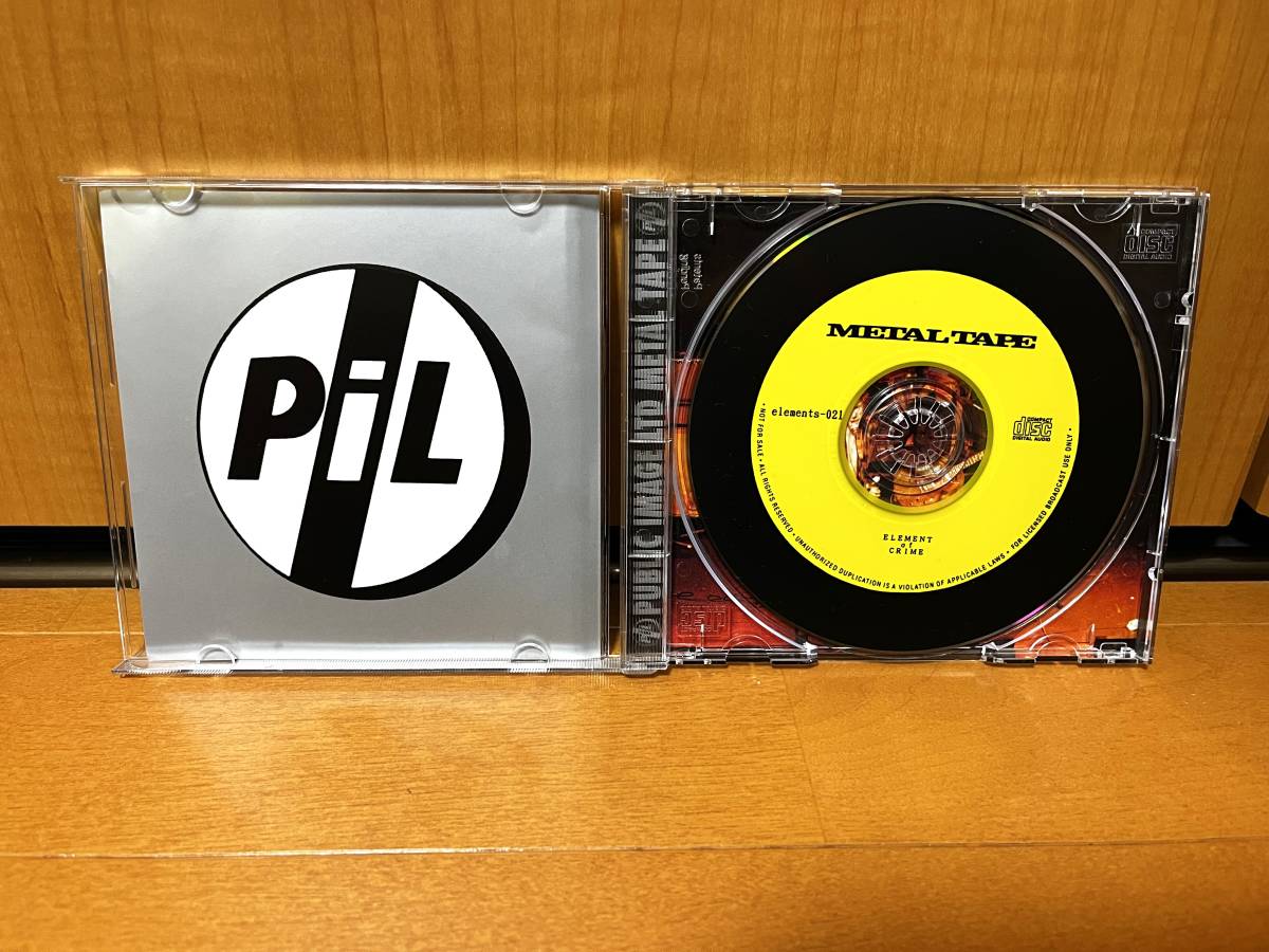 【輸入盤/コレクター向け】Public Image Limited『Metal Tape』(パブリックイメージリミテッド/Element Of Crime/elements-021)_画像3