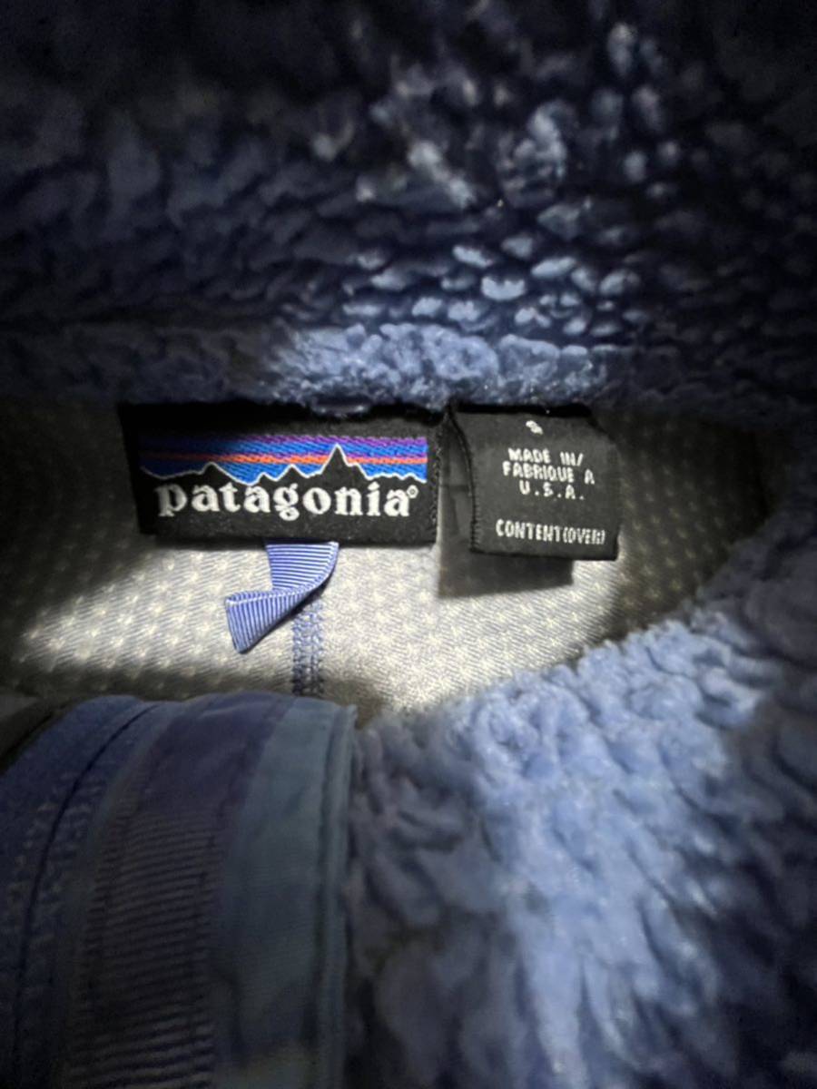 FA00年製？　patagonia パタゴニア レトロXジャケット　水色　Retro X フリース _画像5