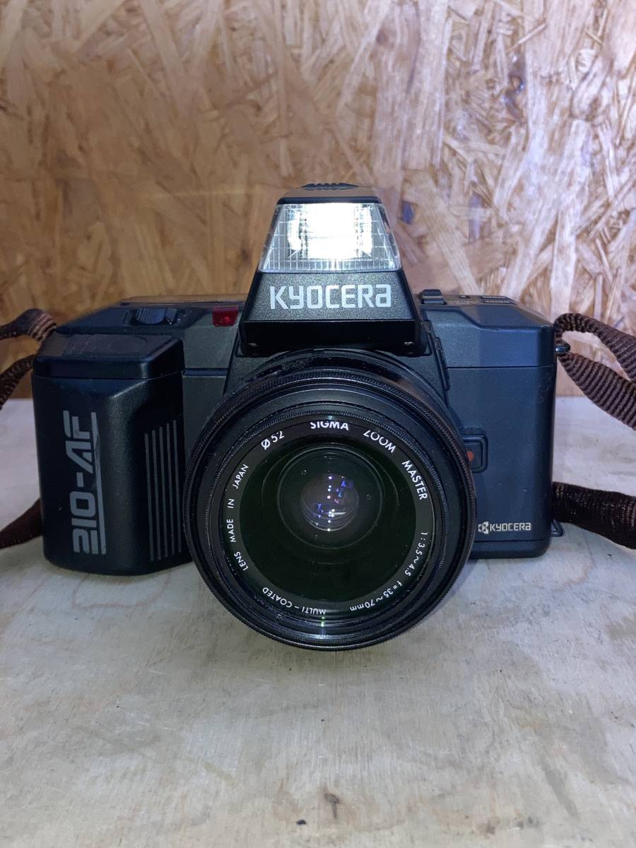 KYOCERA 210-AF single‐lens reflex lens attaching SIGMA ZOOM MASTER Φ52 1:3.5-4.5 F=35-70mm film camera 12CA08