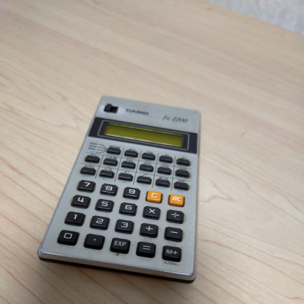  free shipping CASIO Casio fx-2200 scientific calculator calculator operation not yet verification Junk 