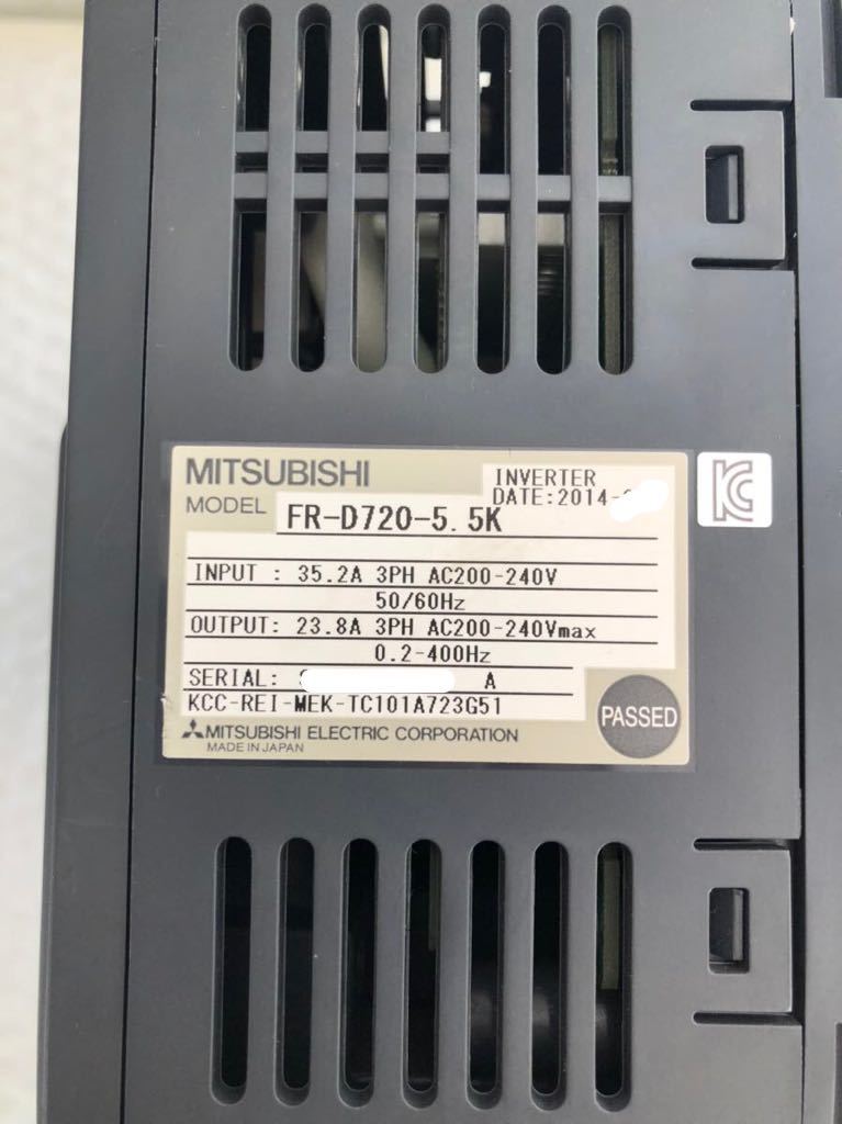 動作保証三菱電機インバーター FR-D720-5.5K 電材、配電用品 動作保証三菱電機インバーター FR-D720-5.5K 電材、配電用品