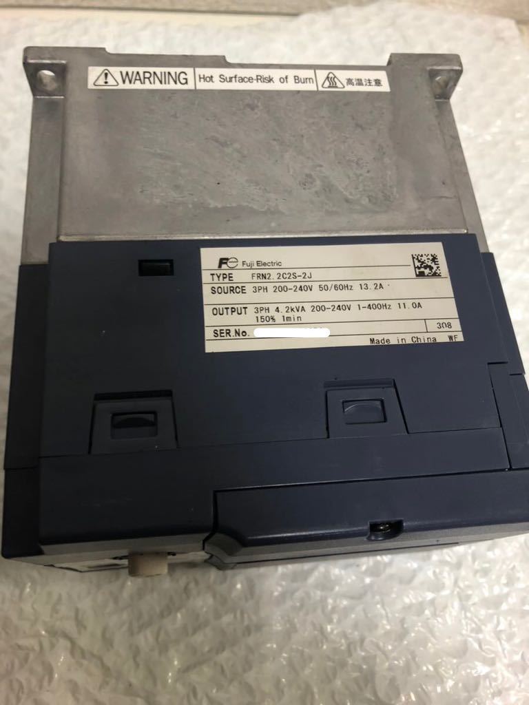 中古美品富士電機インバーター FRN2.2C2S-2J動作保証 [インボイス発行事業者] 1/2 A-1