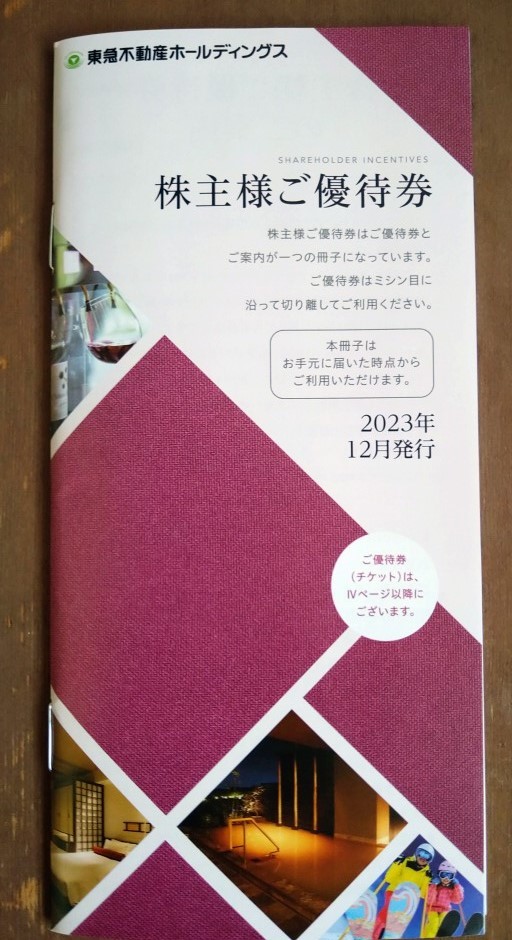 ★最新　東急不動産株主優待券（１０００株用）　ネコポス送料無料_画像1