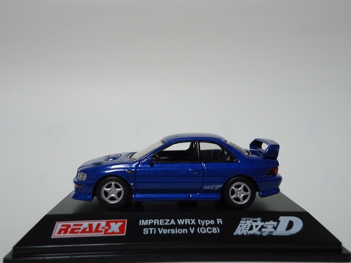 Real X 1 72 Initials D Initial D Minicar Collection Impreza Wrx Type R Sti Version V Gc8 Fujiwara Writing Futoshi Blue Real Yahoo Auction Salling