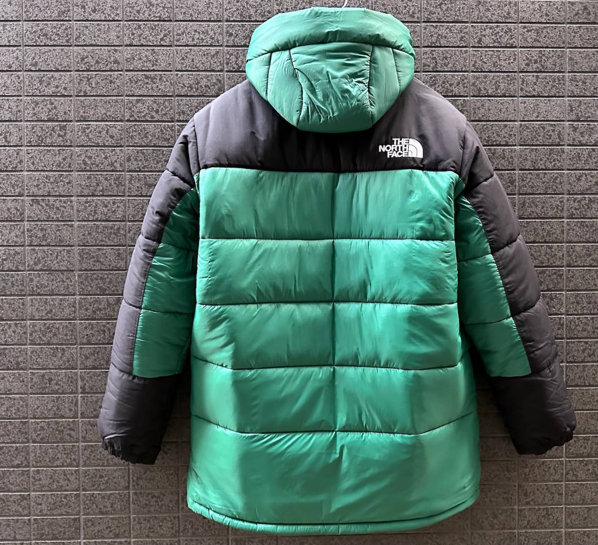 ◆モデル出品◆新品 XXLサイズ ノースフェイス ヒマラヤン インサレーテッド パーカー エバーグリーン 緑 The North Face HIMALAYAN PARKA