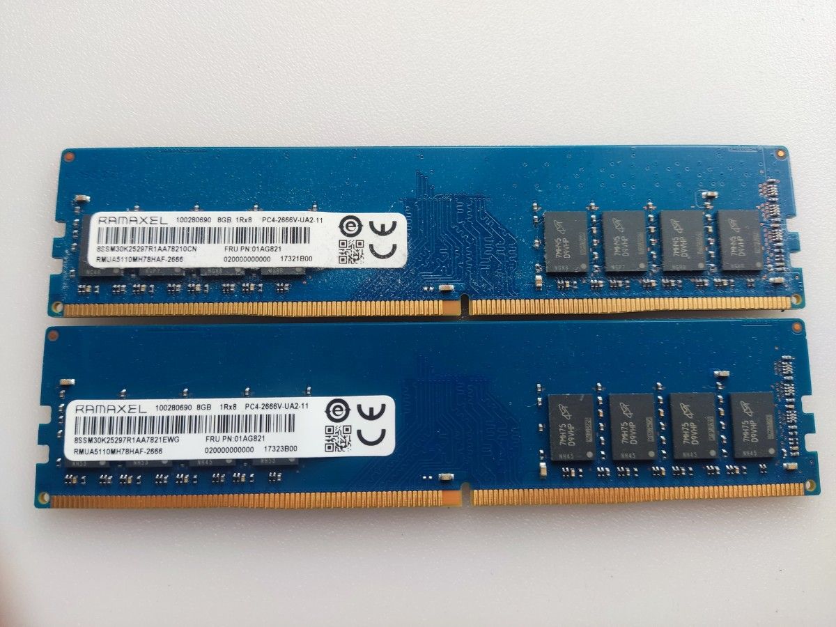 SK Hynix】 8GB 2枚セット 計16GB 1Rx8 PC4-2666V DDR4 8G SK Hynix】 8GB 2枚セット 計16GB 1Rx8 PC4-2666V DDR4 8G