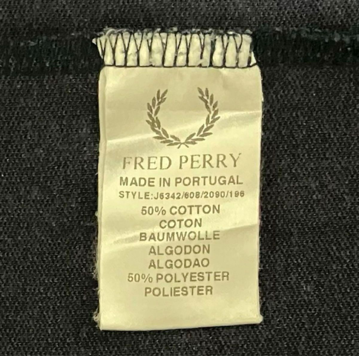 【希少】FRED PERRY　フレッドペリー　トラックジャケット　月桂樹ロゴ　ユニセックス　80s　VINTAGE　J5342