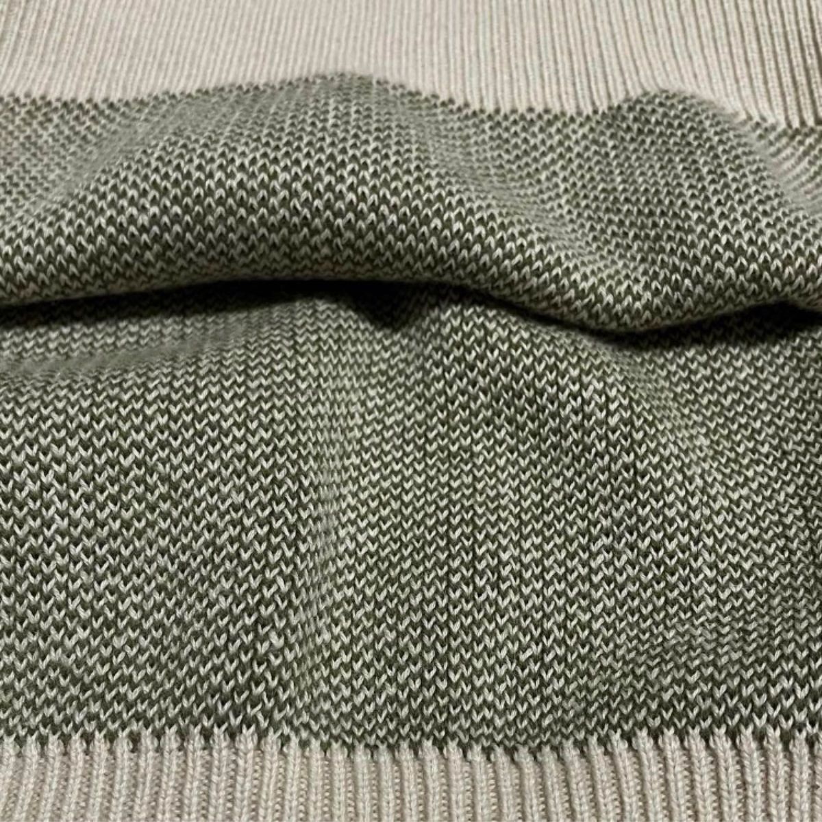 【希少】Supreme　シュプリーム　Sleeve Stripe Sweater　クルーネックニット　袖ロゴ　オーバーサイズ