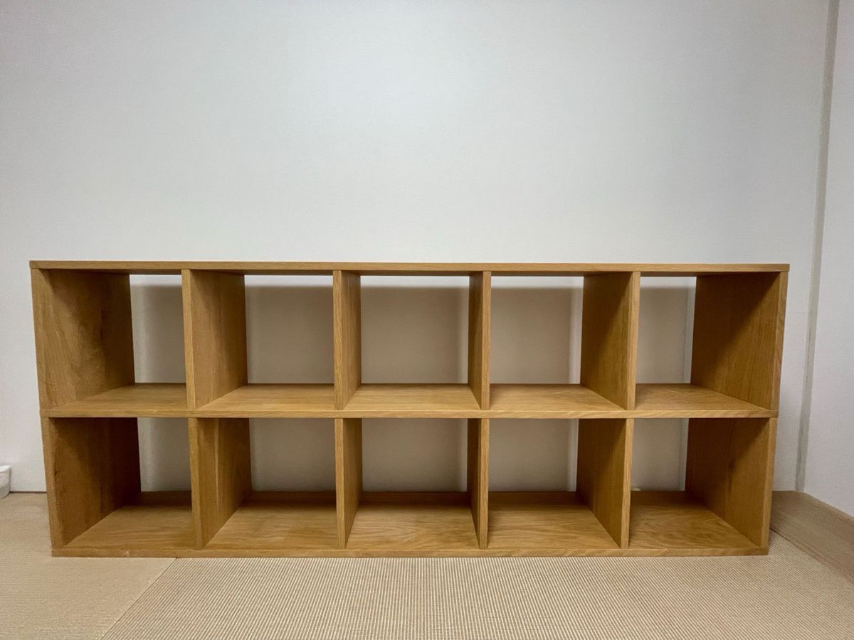 無印良品 MUJI スタッキングシェルフ 5段×2列 オーク材|Yahoo 無印良品 MUJI スタッキングシェルフ 5段×2列 オーク材|Yahoo