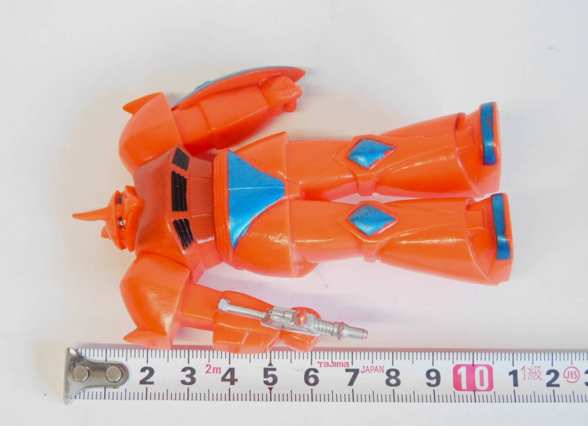 ★1円～当時物 クローバー 機動戦士ガンダム シャア専用 ゲルググ ソフビ 昭和 レトロ 人形 ソフトビニール 検索：バンダイ ポピー 超合金_画像6