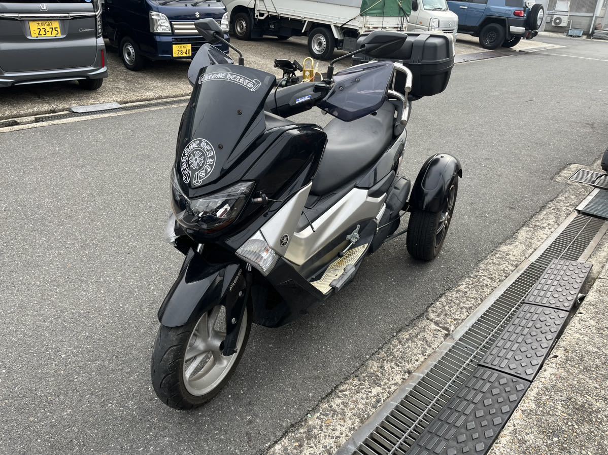 NMAX125 三輪トライク 門真市から バック機能搭載 乗れますが手直し必要_画像1