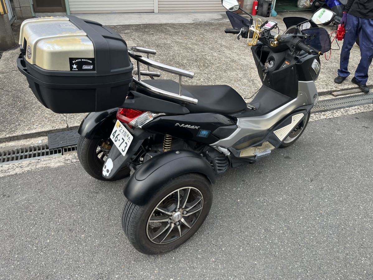 NMAX125 三輪トライク 門真市から バック機能搭載 乗れますが手直し必要_画像5