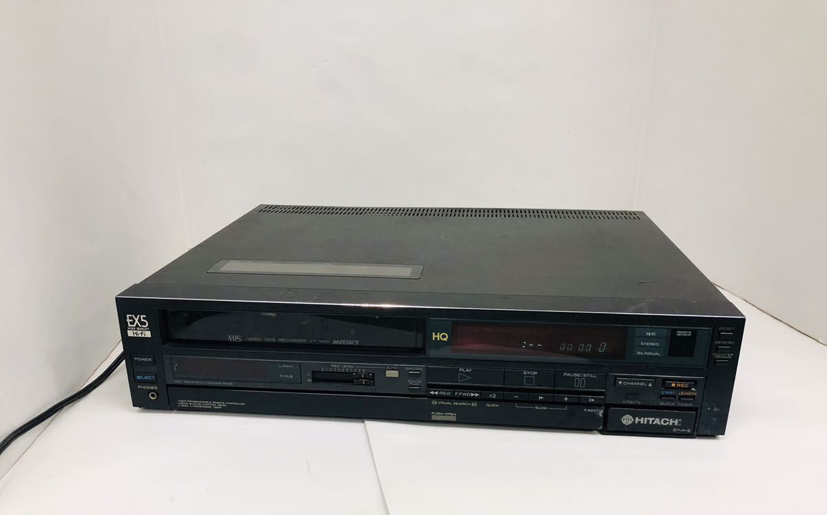 日立 HITACHI 80年代の初期HI-FI VHSビデオデッキ ジャンク品 日立 HITACHI 80年代の初期HI-FI VHSビデオデッキ ジャンク品