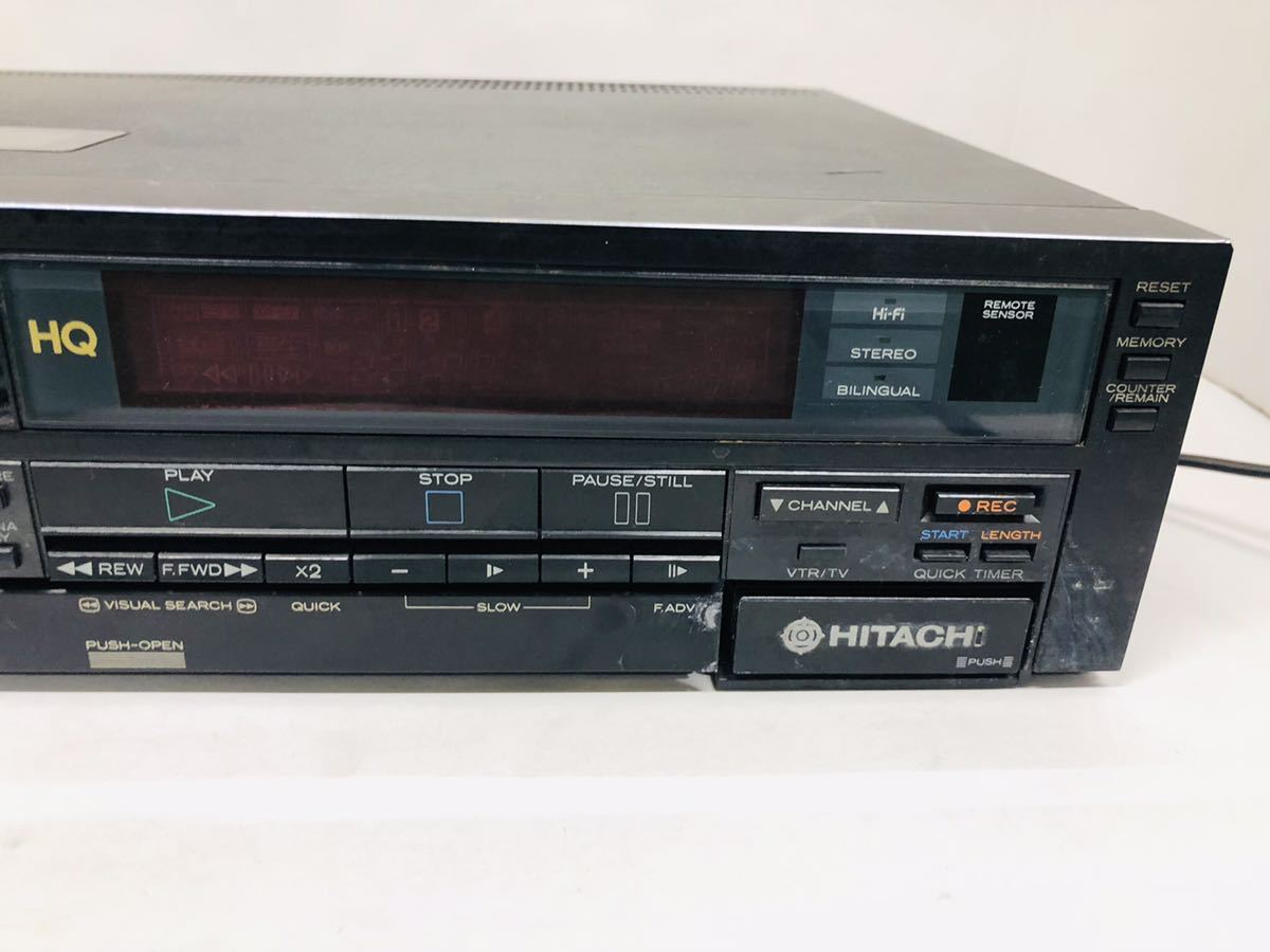 日立 HITACHI 80年代の初期HI-FI VHSビデオデッキ ジャンク品 日立 HITACHI 80年代の初期HI-FI VHSビデオデッキ ジャンク品
