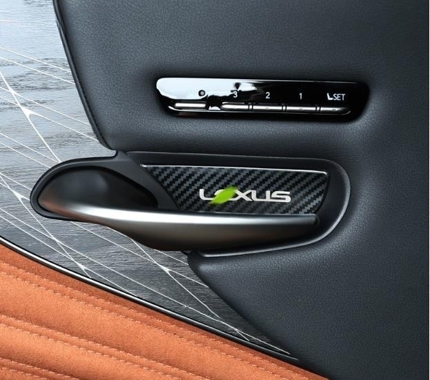 レクサス LS 50系　LS500　LS500h 3色選択可能　ドアハンドル カバー ドアプロテクタドー パーツ　内装 2017年ー_画像8