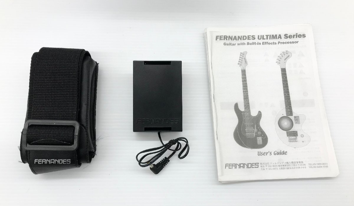 【rmm】美品 FERNANDES フェルナンデス DIGI-ZO ULTIMA ZO-3 ぞうさん 弦なし 通電確認済み ミニギター_画像7