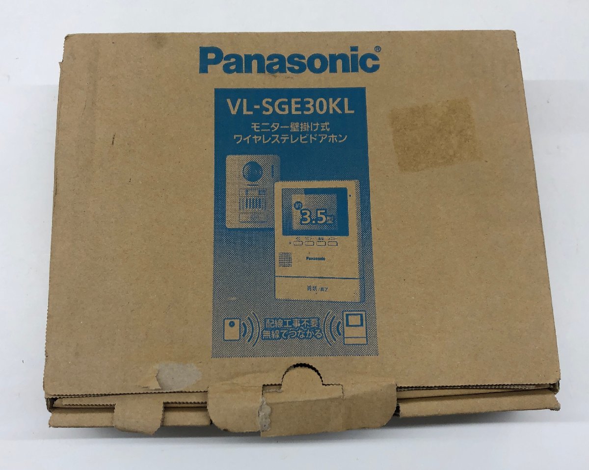 【rmm】ジャンク品 Panasonic パナソニック VL-SGE30KL モニター壁掛け式 ワイヤレステレビドアホン 品番 VL-MV38X VL-V522L-S_画像3