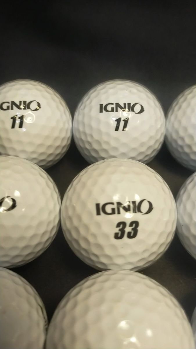 【美品】イグニオ ディスタンス24球 (ホワイト) ロストボール　ゴルフボール