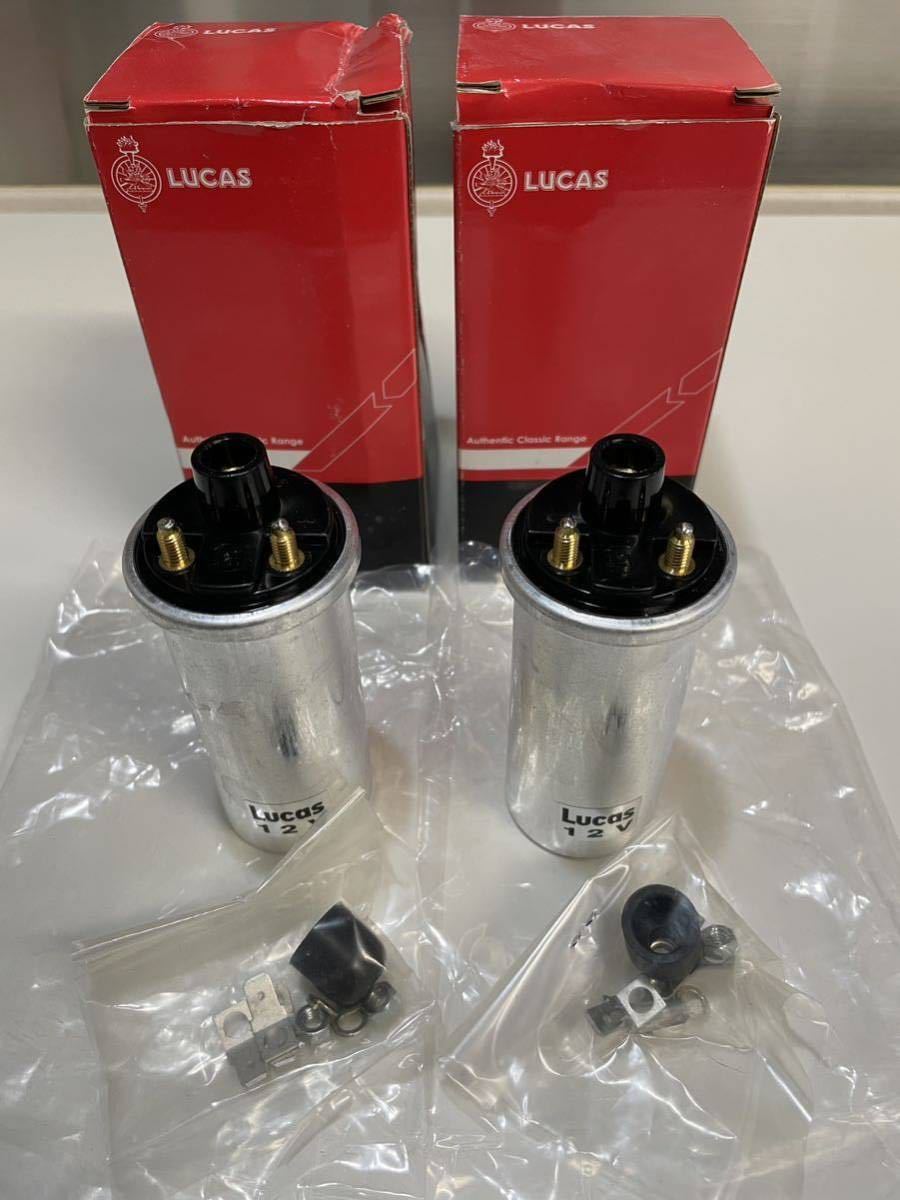  Triumph TRIUMPH unit 650 ignition coil LUCAS coil 12V×2 piece set [ new goods unused goods ]