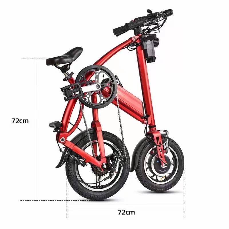  exhibition car, SHIMANO6 -step gear installation mo bed electromotive bicycle [FromA electric version ]14 -inch, safety equipment installing red 